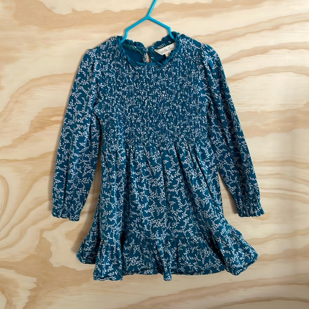 4T Matilda Jane blue patterned dress.